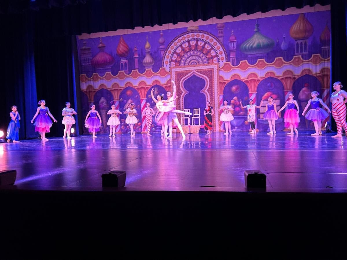The full cast on stage during DI Goes Nuts, DIDC's rendition of The Nutcracker