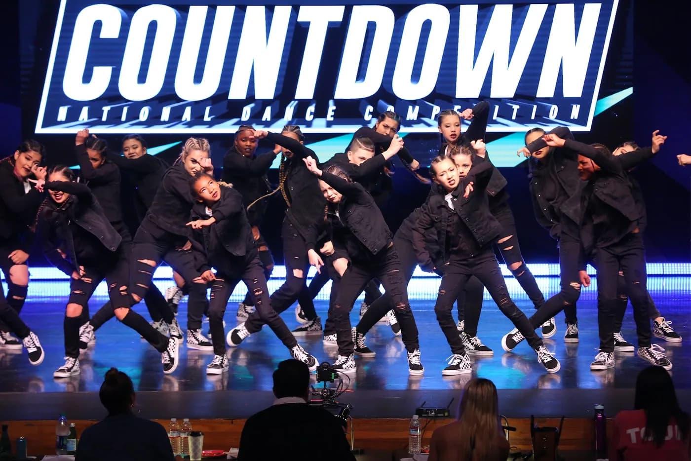 The All-Star team performing at the Countdown dance competition